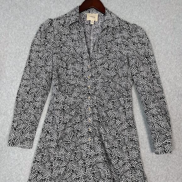 I. Madeline Black White Wide Leg Jumpsuit Size Small - Picture 2 of 9